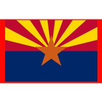 Arizona Flag Bumper Sticker