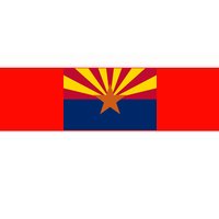 Arizona Flag Bumper Sticker