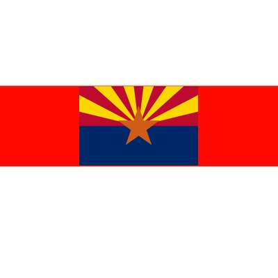 Arizona Flag Bumper Sticker