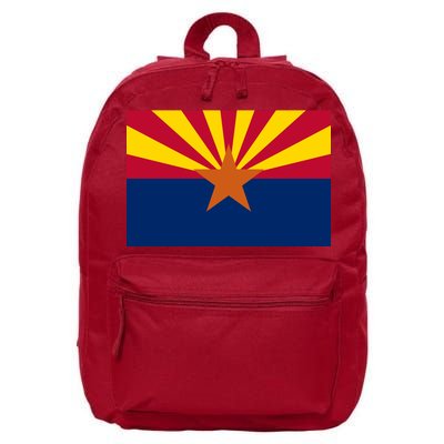 Arizona Flag 16 in Basic Backpack