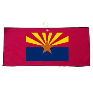 Arizona Flag Large Microfiber Waffle Golf Towel