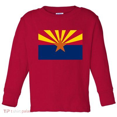 Arizona Flag Toddler Long Sleeve Shirt