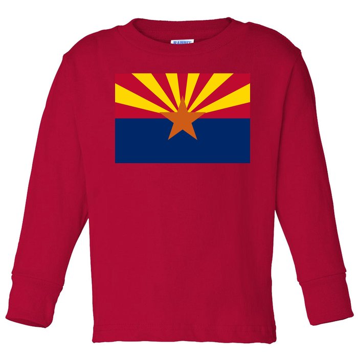 Arizona Flag Toddler Long Sleeve Shirt