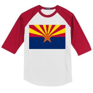 Arizona Flag Kids Colorblock Raglan Jersey