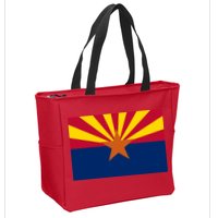 Arizona Flag Zip Tote Bag