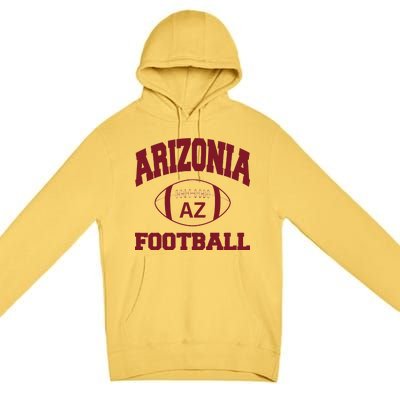 Arizona Football Classic AZ Logo Premium Pullover Hoodie