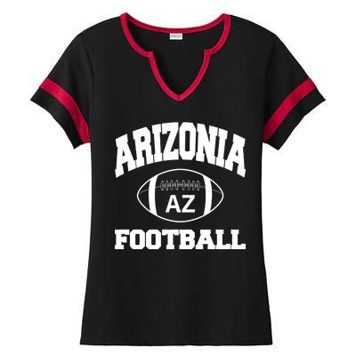 Arizona Football Classic AZ Logo Ladies Halftime Notch Neck Tee