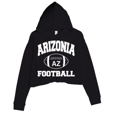 Arizona Football Classic AZ Logo Crop Fleece Hoodie