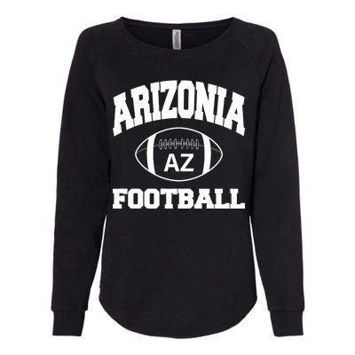 Arizona Football Classic AZ Logo Womens California Wash Sweatshirt