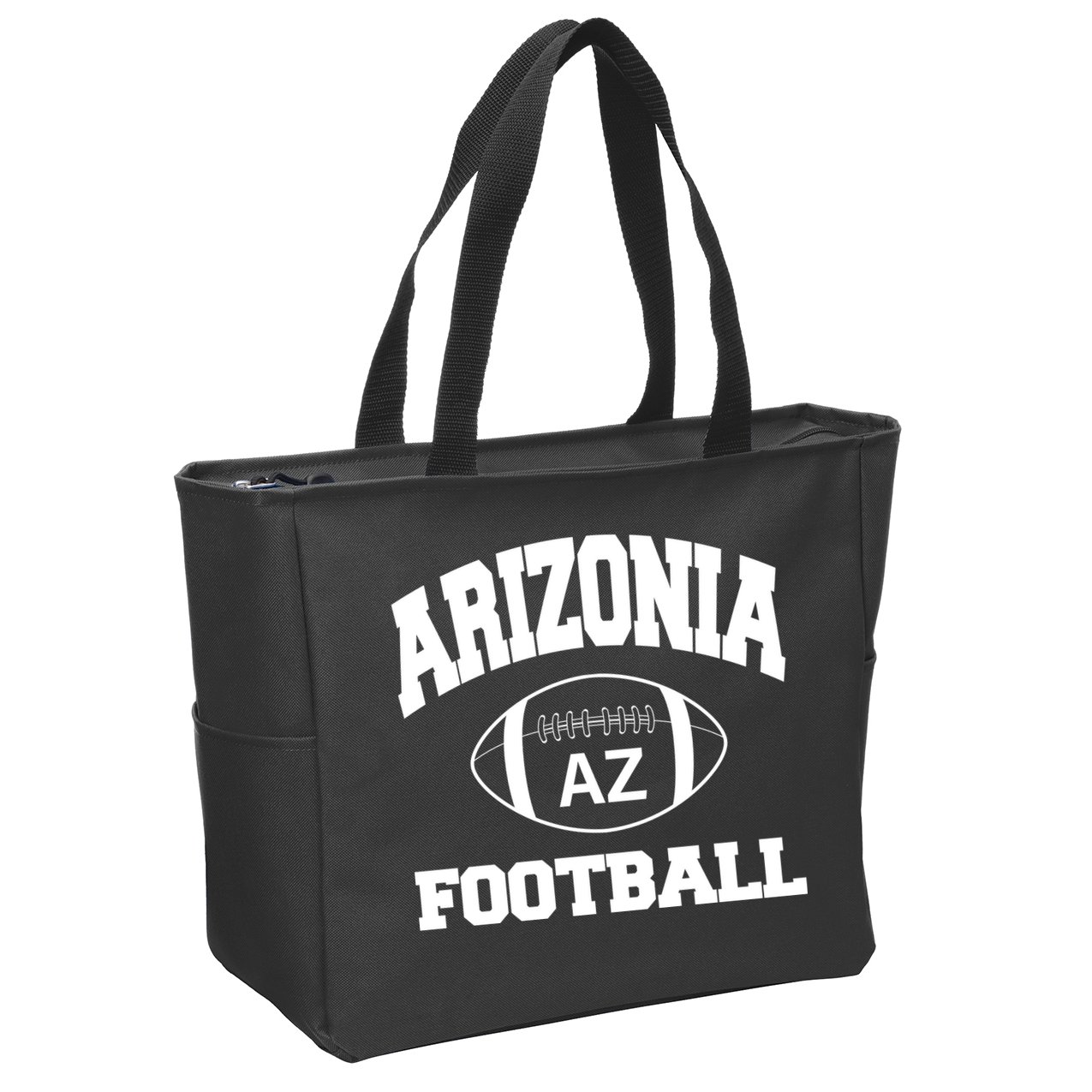 Arizona Football Classic AZ Logo Zip Tote Bag