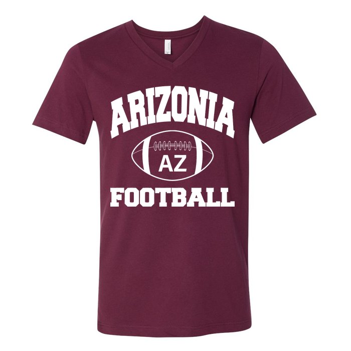 Arizona Football Classic AZ Logo V-Neck T-Shirt