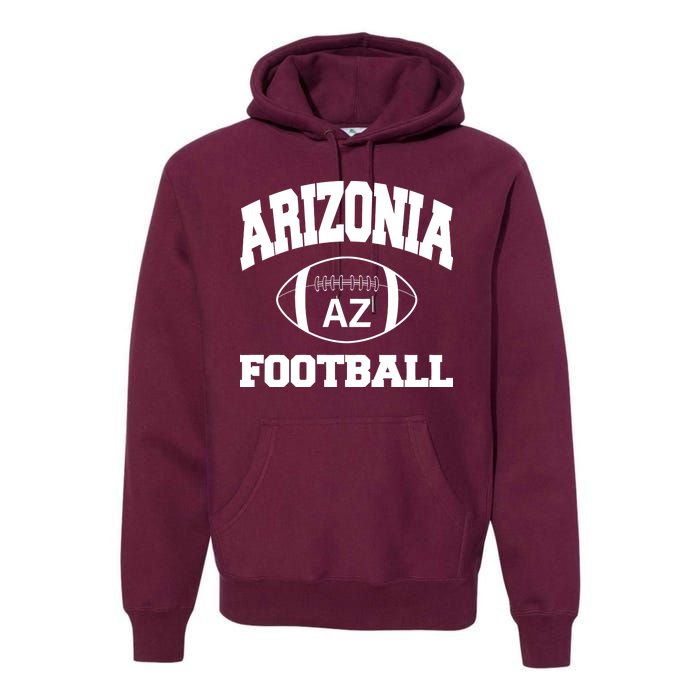 Arizona Football Classic AZ Logo Premium Hoodie