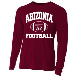 Arizona Football Classic AZ Logo Cooling Performance Long Sleeve Crew