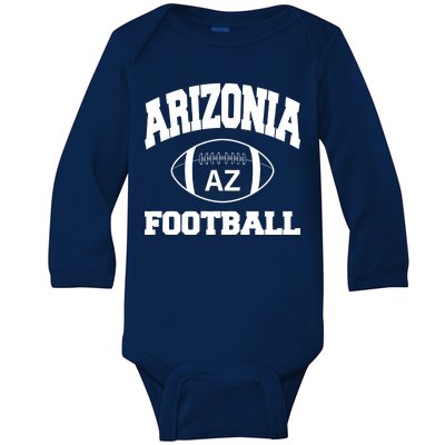 Arizona Football Classic AZ Logo Baby Long Sleeve Bodysuit