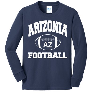 Arizona Football Classic AZ Logo Kids Long Sleeve Shirt