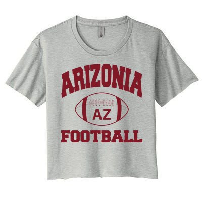 Arizona Football Classic AZ Logo Women's Crop Top Tee