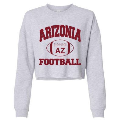 Arizona Football Classic AZ Logo Cropped Pullover Crew