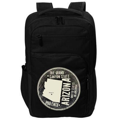 Arizona Grand Canyon State Retro Circle Impact Tech Backpack