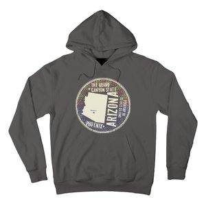 Arizona Grand Canyon State Retro Circle Hoodie