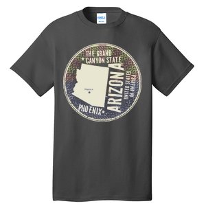 Arizona Grand Canyon State Retro Circle Tall T-Shirt