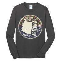 Arizona Grand Canyon State Retro Circle Tall Long Sleeve T-Shirt