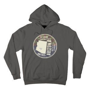 Arizona Grand Canyon State Retro Circle Tall Hoodie