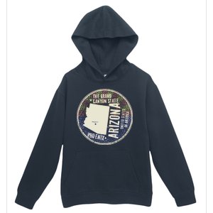 Arizona Grand Canyon State Retro Circle Urban Pullover Hoodie