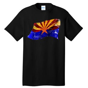 Arizona Grunge Flag Tall T-Shirt