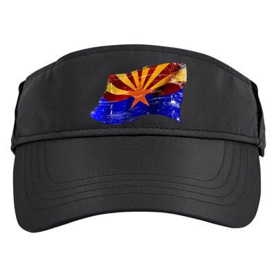 Arizona Grunge Flag Adult Drive Performance Visor