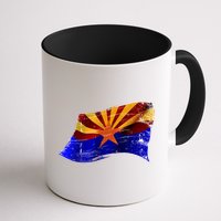 Arizona Grunge Flag Mug