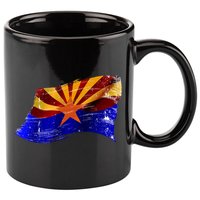 Arizona Grunge Flag 11oz C Handle Ceramic Mug