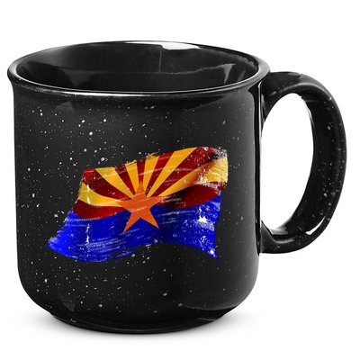 Arizona Grunge Flag 15oz Campfire Ceramic Mug