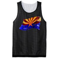 Arizona Grunge Flag Mesh Reversible Basketball Jersey Tank