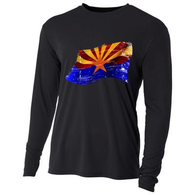 Arizona Grunge Flag Cooling Performance Long Sleeve Crew