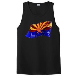 Arizona Grunge Flag PosiCharge Competitor Tank