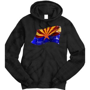 Arizona Grunge Flag Tie Dye Hoodie