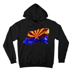 Arizona Grunge Flag Tall Hoodie