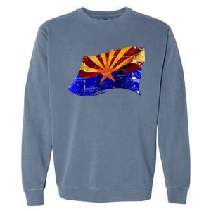 Arizona Grunge Flag Garment-Dyed Sweatshirt