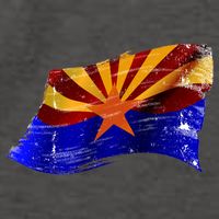 Arizona Grunge Flag Vector Backpack