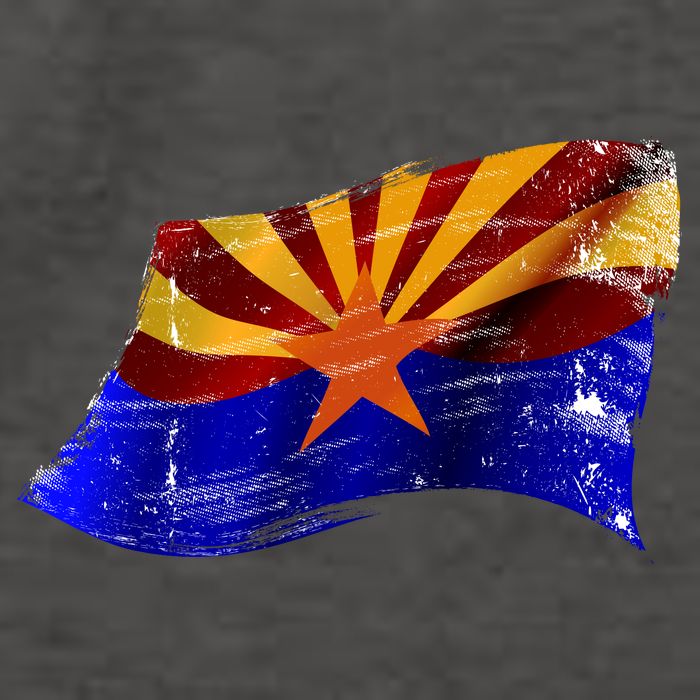 Arizona Grunge Flag Vector Backpack