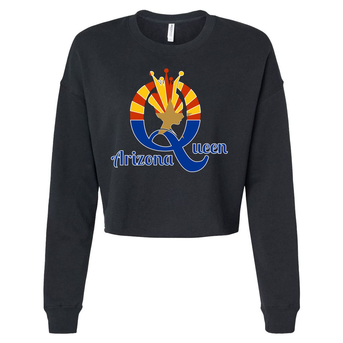Arizona Queen Cropped Pullover Crew