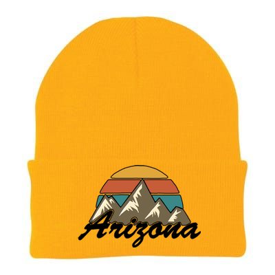 Arizona Retro AZ Mountain Knit Cap Winter Beanie