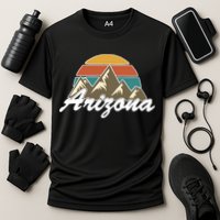 Arizona Retro AZ Mountain Performance Shirt