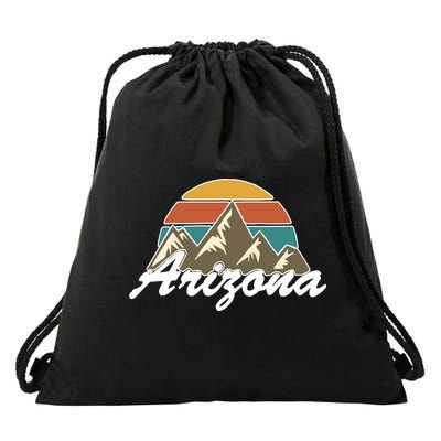 Arizona Retro AZ Mountain Drawstring Bag