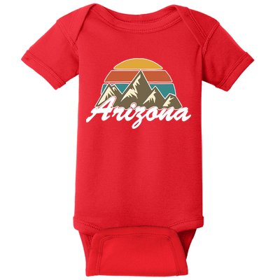 Arizona Retro AZ Mountain Baby Bodysuit