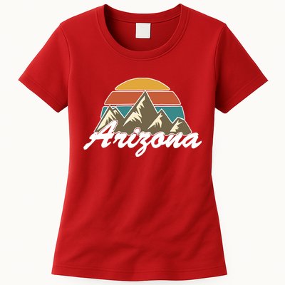 Arizona Retro AZ Mountain Womens T-Shirt