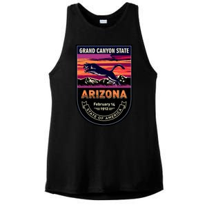 Arizona State Emblem Ladies PosiCharge Tri-Blend Wicking Tank