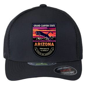 Arizona State Emblem Flexfit Unipanel Trucker Cap