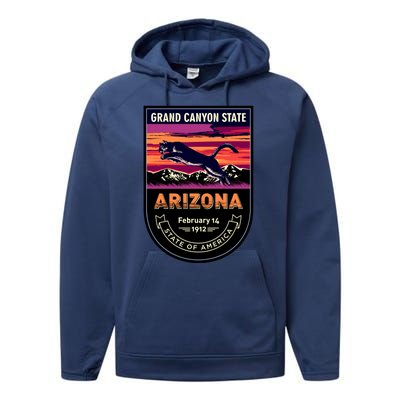 Arizona State Emblem Performance Fleece Hoodie