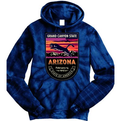 Arizona State Emblem Tie Dye Hoodie